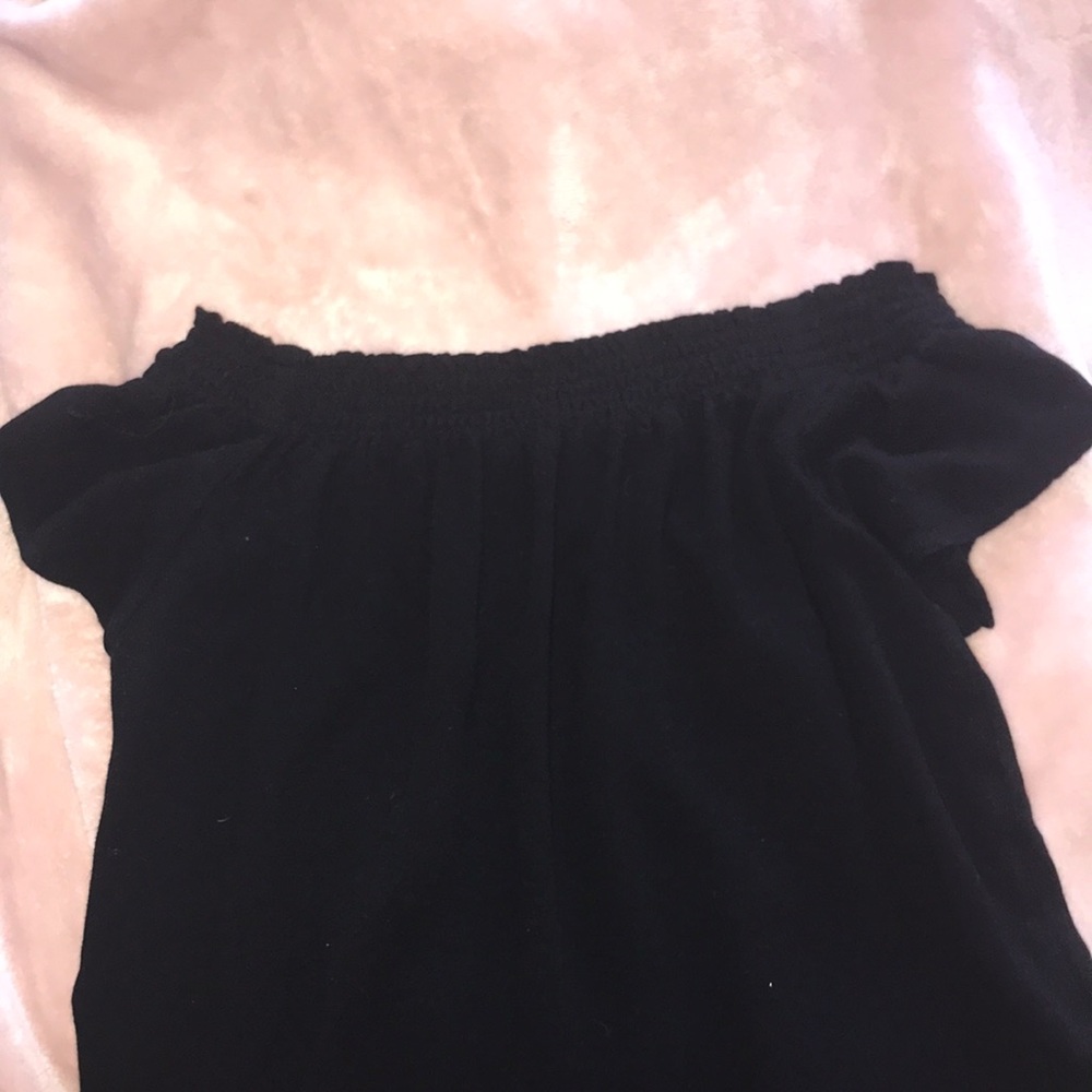 Black Kendall and Kylie off the shoulder top
